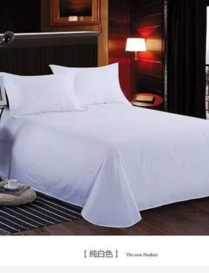 Draps blanc unique coton 100%